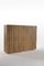 Oak & Brass Milione Sideboard With Brass Top by Debonademeo for Medulum 4