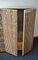 Oak & Brass Milione Sideboard With Brass Top by Debonademeo for Medulum 8