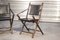 Bamboo & Leather Folding Chairs, 1970s, Set of 2 23