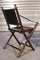 Bamboo & Leather Folding Chairs, 1970s, Set of 2, Image 13
