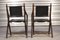 Bamboo & Leather Folding Chairs, 1970s, Set of 2, Image 4
