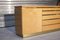 Lacquered Sycamore & Brass Sideboard by Jean Claude Mahey, 1980s 7