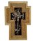Crocifisso in legno dorato e argentato, Italia, inizio XX secolo, Immagine 1