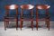 Mid-Century Danish Rosewood Dining Chairs by Kurt Østervig for KP Møbler, Set of 6, Image 4