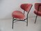 Metal and Pink Velvet Side Chairs, 1950s, Set of 2 11