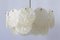 German Textured Acrylic Disc Ceiling Lamp, 1960s 7