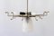 German Textured Acrylic Disc Ceiling Lamp, 1960s 20