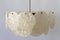 German Textured Acrylic Disc Ceiling Lamp, 1960s 3