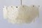 German Textured Acrylic Disc Ceiling Lamp, 1960s 9