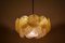 German Textured Acrylic Disc Ceiling Lamp, 1960s 10