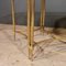 Hollywood Revival Brass and Glass Coffee Tables, 1950s, Set of 3 4