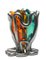 Indian Summer Vase Extracolor by Gaetano Pesce for Fish Design 1