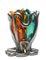 Indian Summer Vase Extracolor von Gaetano Pesce für Fish Design 1