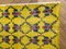 Art Deco Turkish Yellow Floral Rug by Zeki Müren, 1950s, Image 6