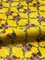 Gelber türkischer Art Deco Teppich mit floralem Muster von Zeki Müren, 1950er 7