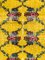 Art Deco Turkish Yellow Floral Rug by Zeki Müren, 1950s, Image 3