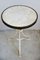 Art Deco Wrought Iron and Marble Garden Table, 1920s 3