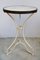 Art Deco Wrought Iron and Marble Garden Table, 1920s 7