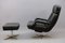 Vintage Leather Lounge Chair and Ottoman Set by Bernd Münzebrock for Walter Knoll / Wilhelm Knoll, 1970s, Image 14