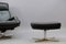 Vintage Leather Lounge Chair and Ottoman Set by Bernd Münzebrock for Walter Knoll / Wilhelm Knoll, 1970s, Image 6