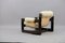Mid-Century Sessel mit Gestell aus Schichtholz von Arne Jacobsen für Fritz Hansen, 2er Set 10