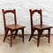 Wooden Catalan Side Chairs, 1920s, Set of 2, Image 1