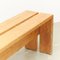 Large French Pine Wood Benches by Charlotte Perriand, 1960s, Set of 2 6