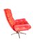 Scandinavian Modern Aluminum and Fabric Lounge Chair, 1960s 3