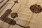 Antiker nordafrikanischer Teppich in Weiß & Braun, 1900er 10