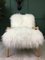 Vintage Art Deco White Sheepskin Armchair, Image 1