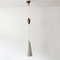 Perferorated Aluminum and Brass Pendant Lamp, 1960s 1