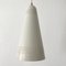 Lámpara colgante de aluminio perforado y latón, años 60, Imagen 3