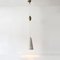 Perferorated Aluminum and Brass Pendant Lamp, 1960s, Image 8