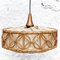 French Rattan Ceiling Lamp, 1960s, Image 2