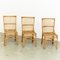 Spanish Bamboo and Rattan Dining Chairs, 1960s, Set of 3 14