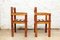 Dutch Wooden Armchairs, 1950s, Set of 2 3
