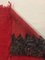 Tappeto berbero rosso e nero in lana, anni '60, Immagine 5