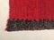 Alfombra bereber de lana en rojo y negro, años 60, Imagen 9