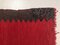 Alfombra bereber de lana en rojo y negro, años 60, Imagen 11