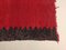 Alfombra bereber de lana en rojo y negro, años 60, Imagen 10