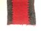 Alfombra bereber de lana en rojo y negro, años 60, Imagen 8