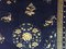 Tapis 19e Siècle en Laine Bleue et Blanche, Chine, années 1870 4