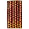 Turkish Red Black and Yellow Woolen Tulu Rug, 1970s, Image 1