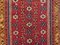 Tapis 19e Siècle en Laine Rouge et Jaune, années 1890 9