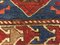 Kazakh Blue and Red Woolen Rug, 1920s, Image 2