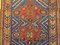 Kazakh Blue and Red Woolen Rug, 1920s 14