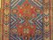 Kazakh Blue and Red Woolen Rug, 1920s, Image 14