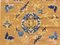 Ockerfarbener chinesischer Teppich aus Baumwolle & Wolle, 19. Jh. 6