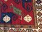 19th Century Red, Blue, Green, and White Wool Kazak Pinwheel Rug, 1850s, Image 4