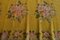 20th Century Yellow Arraiolos Rug with Pink and Green Flowers, Portugal, 1900s 15